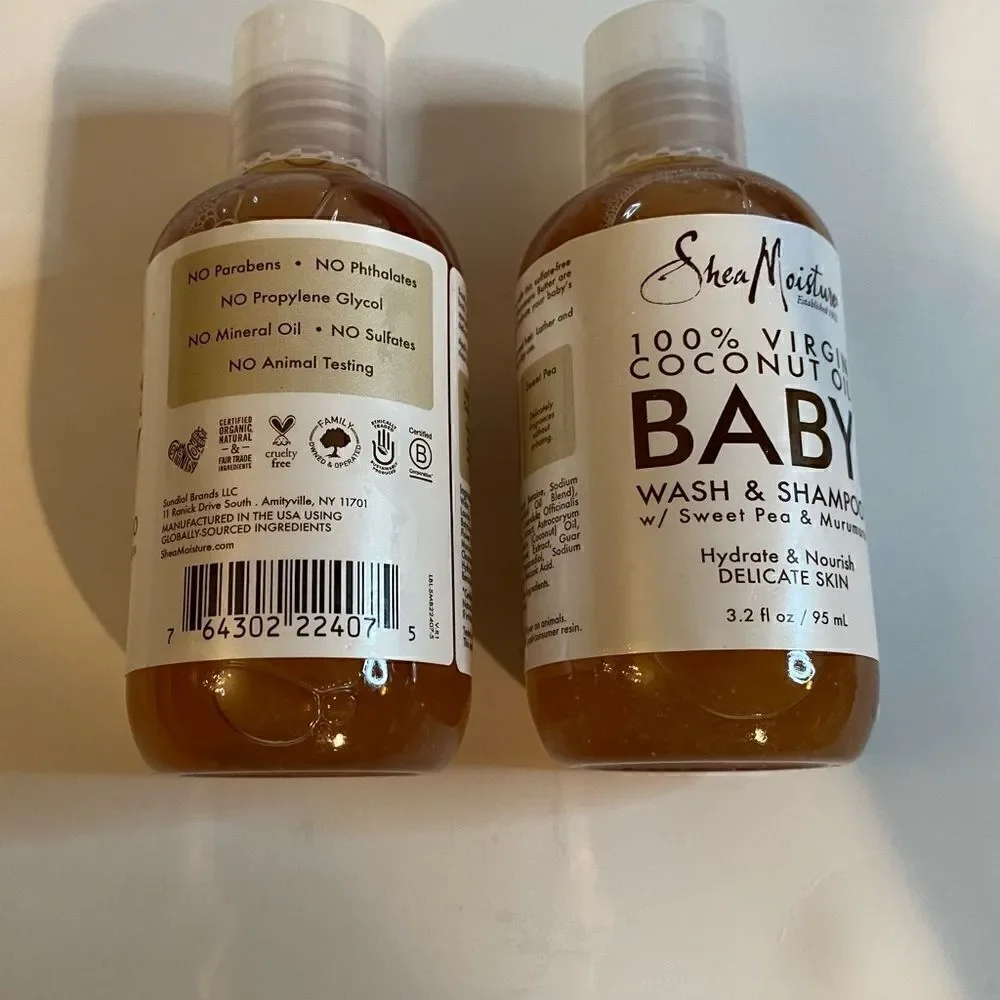 💥Shea Moisture Wash and shampoo pack of 2 for kids 🛍️